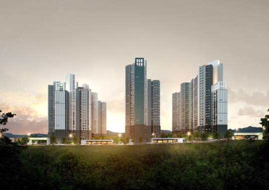 광양 푸르지오 센터파크 투시도 <대우건설 제공>